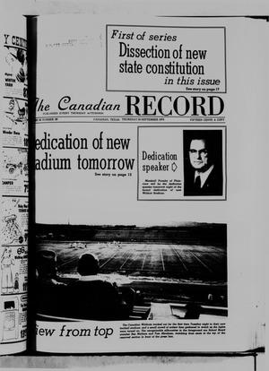 The Canadian Record (Canadian, Tex.), Vol. 86, No. 39, Ed. 1 Thursday, September 25, 1975