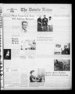 Primary view of object titled 'The Bowie News (Bowie, Tex.), Vol. 38, No. 43, Ed. 1 Thursday, October 22, 1959'.