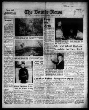 The Bowie News (Bowie, Tex.), Vol. 42, No. 6, Ed. 1 Thursday, February 7, 1963