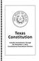 Primary view of Texas Constitution