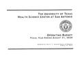 Thumbnail image of item number 3 in: 'University of Texas Health Science Center at San Antonio Operating Budget: 2020'.