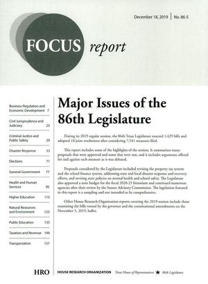 Focus Report, Volume 86, Number 5, December 2019