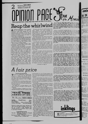 The Canadian Record (Canadian, Tex.), Vol. 87, No. 13, Ed. 1 Thursday, March 25, 1976