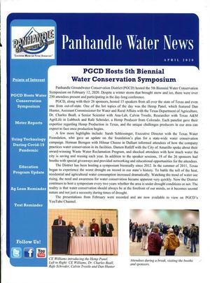Primary view of object titled 'Panhandle Water News, April 2020'.