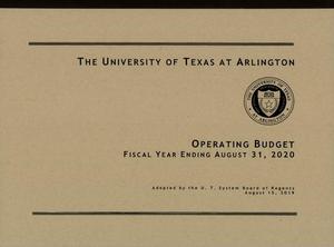 Primary view of object titled 'University of Texas at Arlington Operating Budget: 2020'.