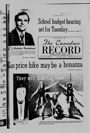 Primary view of object titled 'The Canadian Record (Canadian, Tex.), Vol. 87, No. 31, Ed. 1 Thursday, July 29, 1976'.