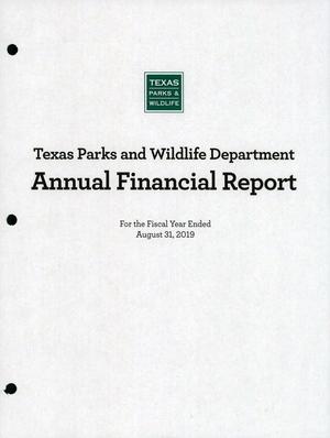 Primary view of object titled 'Texas Parks and Wildlife Department Annual Financial Report: 2019'.