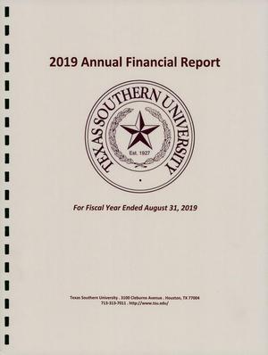 Texas Southern University Annual Financial Report: 2019