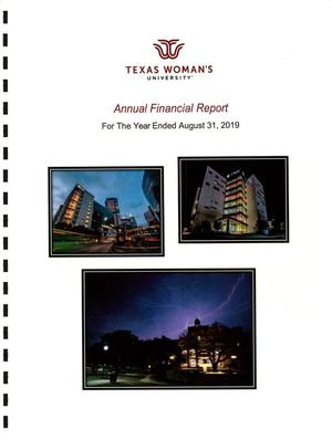 Primary view of object titled 'Texas Woman's University Annual Financial Report: 2019'.