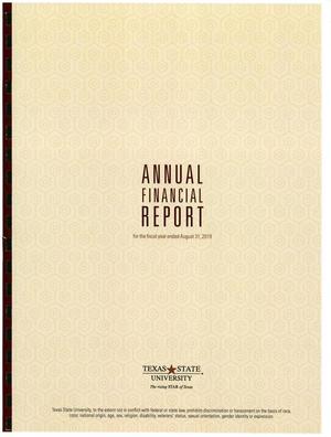 Texas State University Annual Financial Report: 2019
