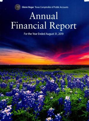 Texas Comptroller of Public Accounts Annual Financial Report: 2019
