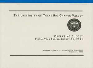 Primary view of object titled 'University of Texas Rio Grande Valley Operating Budget: 2021'.