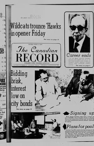 The Canadian Record (Canadian, Tex.), Vol. 87, No. 37, Ed. 1 Thursday, September 9, 1976