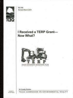 Primary view of object titled 'I Received a TERP Grant--Now What?'.