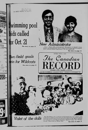 The Canadian Record (Canadian, Tex.), Vol. 87, No. 40, Ed. 1 Thursday, September 30, 1976
