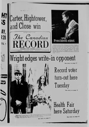 The Canadian Record (Canadian, Tex.), Vol. 87, No. 45, Ed. 1 Thursday, November 4, 1976