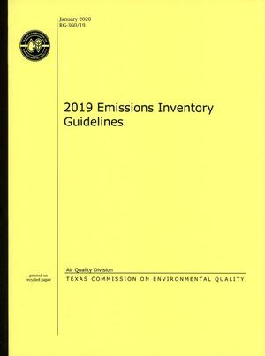 Primary view of object titled '2019 Emissions Inventory Guidelines'.