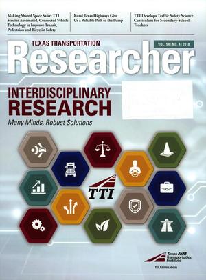 Texas Transportation Researcher, Volume 54, Number 4, 2018