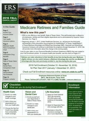2016 Fall Enrollment: Medicare Retirees and Families Guide
