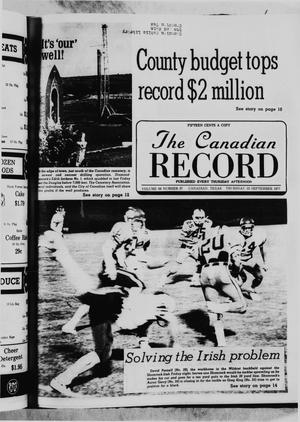 The Canadian Record (Canadian, Tex.), Vol. 88, No. 37, Ed. 1 Thursday, September 15, 1977
