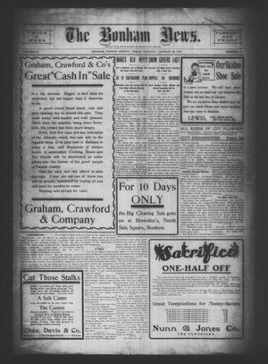 The Bonham News. (Bonham, Tex.), Vol. 42, No. 79, Ed. 1 Tuesday, January 28, 1908