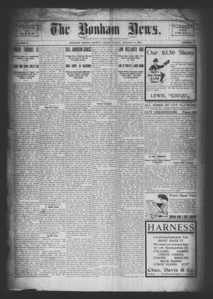 Primary view of object titled 'The Bonham News. (Bonham, Tex.), Vol. 42, No. 80, Ed. 1 Friday, January 31, 1908'.