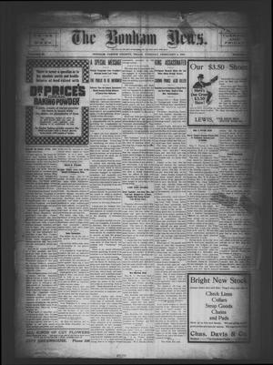 Primary view of object titled 'The Bonham News. (Bonham, Tex.), Vol. 42, No. 81, Ed. 1 Tuesday, February 4, 1908'.