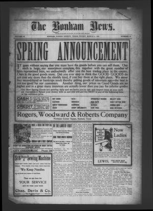 The Bonham News. (Bonham, Tex.), Vol. 42, No. 90, Ed. 1 Friday, March 6, 1908