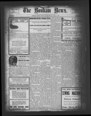 The Bonham News. (Bonham, Tex.), Vol. 42, No. 102, Ed. 1 Friday, April 17, 1908