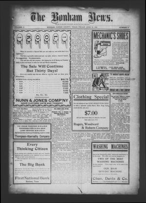 The Bonham News. (Bonham, Tex.), Vol. 43, No. 16, Ed. 1 Friday, June 19, 1908