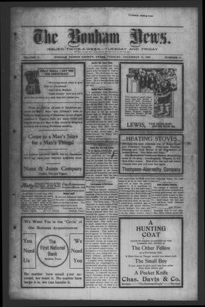 The Bonham News. (Bonham, Tex.), Vol. 43, No. 67, Ed. 1 Tuesday, December 15, 1908