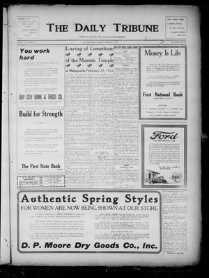 The Daily Tribune (Bay City, Tex.), Vol. 17, No. 65, Ed. 1 Saturday, February 25, 1922