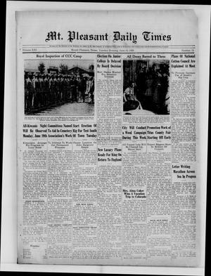 Mt. Pleasant Daily Times (Mount Pleasant, Tex.), Vol. 21, No. 78, Ed. 1 Tuesday, June 13, 1939