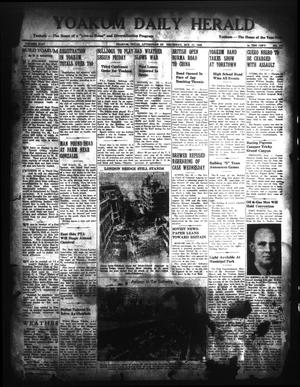 Primary view of object titled 'Yoakum Daily Herald (Yoakum, Tex.), Vol. 44, No. 168, Ed. 1 Thursday, October 17, 1940'.