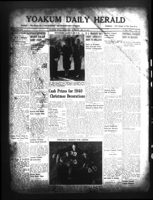 Yoakum Daily Herald (Yoakum, Tex.), Vol. 44, No. 215, Ed. 1 Friday, December 13, 1940