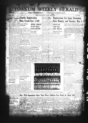 Yoakum Weekly Herald (Yoakum, Tex.), Vol. 46, No. [5], Ed. 1 Thursday, April 30, 1942