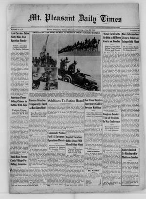 Mt. Pleasant Daily Times (Mount Pleasant, Tex.), Vol. 24, No. 89, Ed. 1 Thursday, June 25, 1942