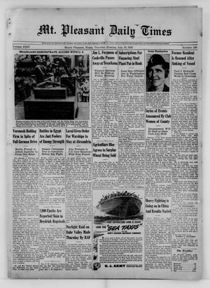 Mt. Pleasant Daily Times (Mount Pleasant, Tex.), Vol. 24, No. 106, Ed. 1 Thursday, July 16, 1942