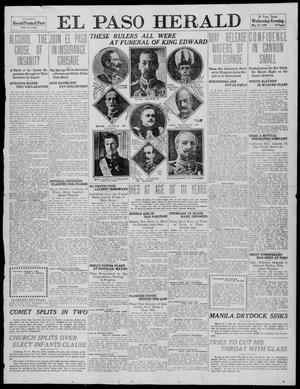 El Paso Herald (El Paso, Tex.), Ed. 1, Wednesday, May 25, 1910