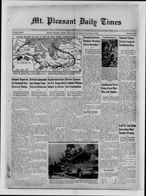 Mt. Pleasant Daily Times (Mount Pleasant, Tex.), Vol. 24, No. 212, Ed. 1 Wednesday, November 18, 1942