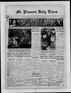 Mt. Pleasant Daily Times (Mount Pleasant, Tex.), Vol. 25, No. 244, Ed. 1 Friday, December 24, 1943