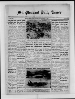 Mt. Pleasant Daily Times (Mount Pleasant, Tex.), Vol. 25, No. 256, Ed. 1 Monday, January 10, 1944