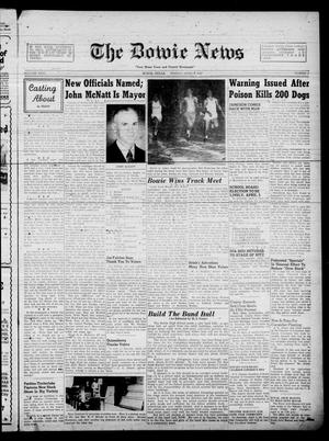 The Bowie News (Bowie, Tex.), Vol. 26, No. 4, Ed. 1 Friday, April 4, 1947