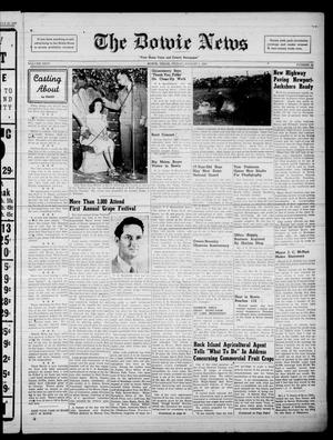 Primary view of object titled 'The Bowie News (Bowie, Tex.), Vol. 26, No. 21, Ed. 1 Friday, August 1, 1947'.