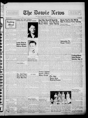 Primary view of object titled 'The Bowie News (Bowie, Tex.), Vol. 26, No. 27, Ed. 1 Friday, September 12, 1947'.