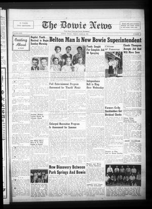 The Bowie News (Bowie, Tex.), Vol. 29, No. 16, Ed. 1 Friday, June 23, 1950