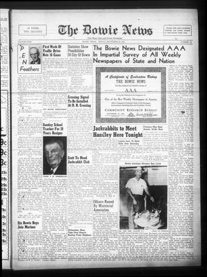 Primary view of object titled 'The Bowie News (Bowie, Tex.), Vol. 29, No. 30, Ed. 1 Friday, September 29, 1950'.