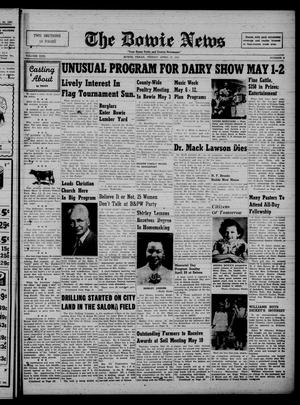 The Bowie News (Bowie, Tex.), Vol. 30, No. 8, Ed. 1 Friday, April 27, 1951