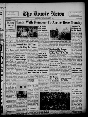 Primary view of object titled 'The Bowie News (Bowie, Tex.), Vol. 31, No. 41, Ed. 1 Friday, December 12, 1952'.
