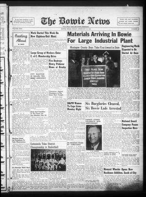 The Bowie News (Bowie, Tex.), Vol. 31, No. 51, Ed. 1 Friday, February 20, 1953